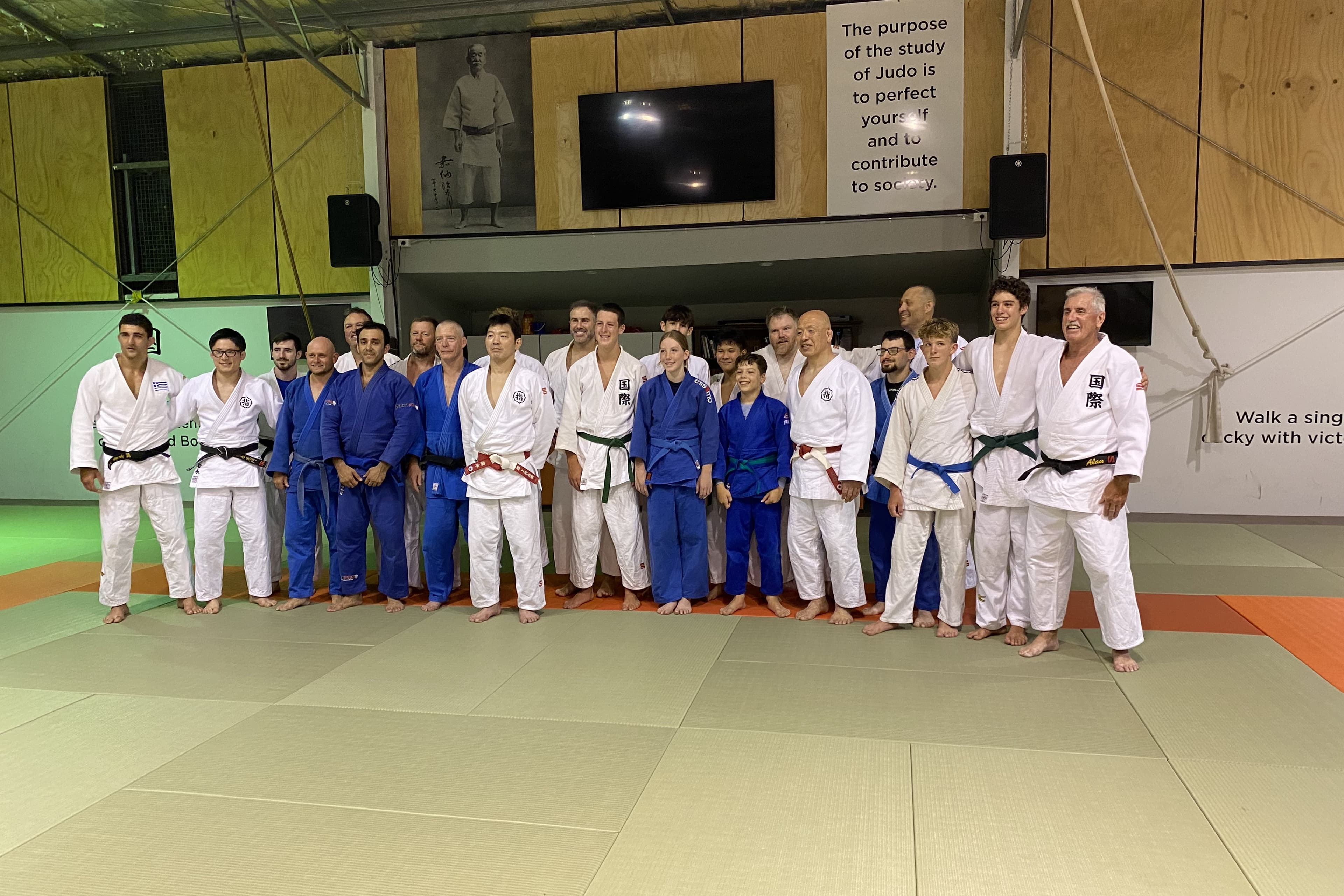 IIJC members and visiting Kodokan instructors