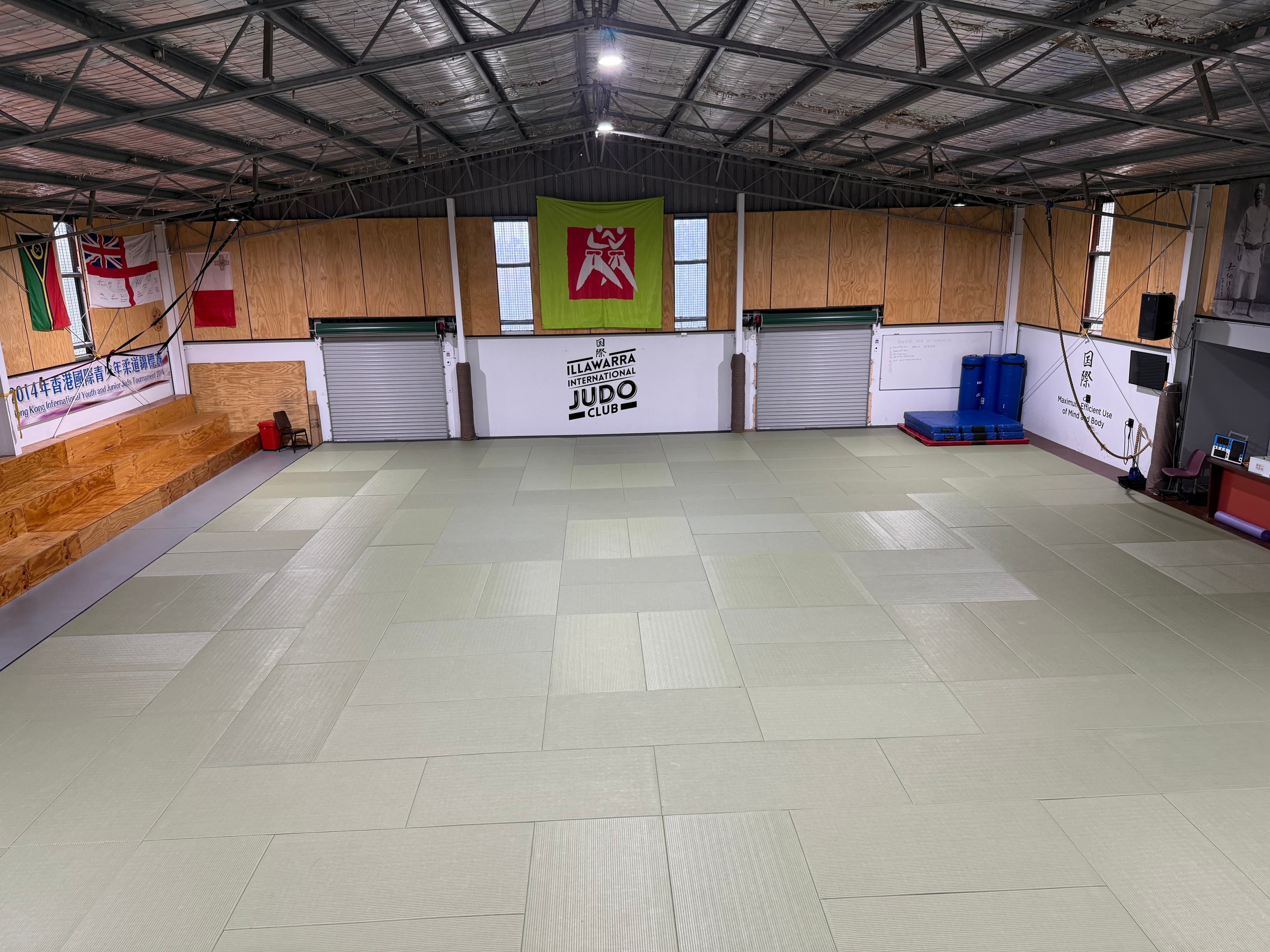 The International Judo Centre — 150 tatami on a sprung floor