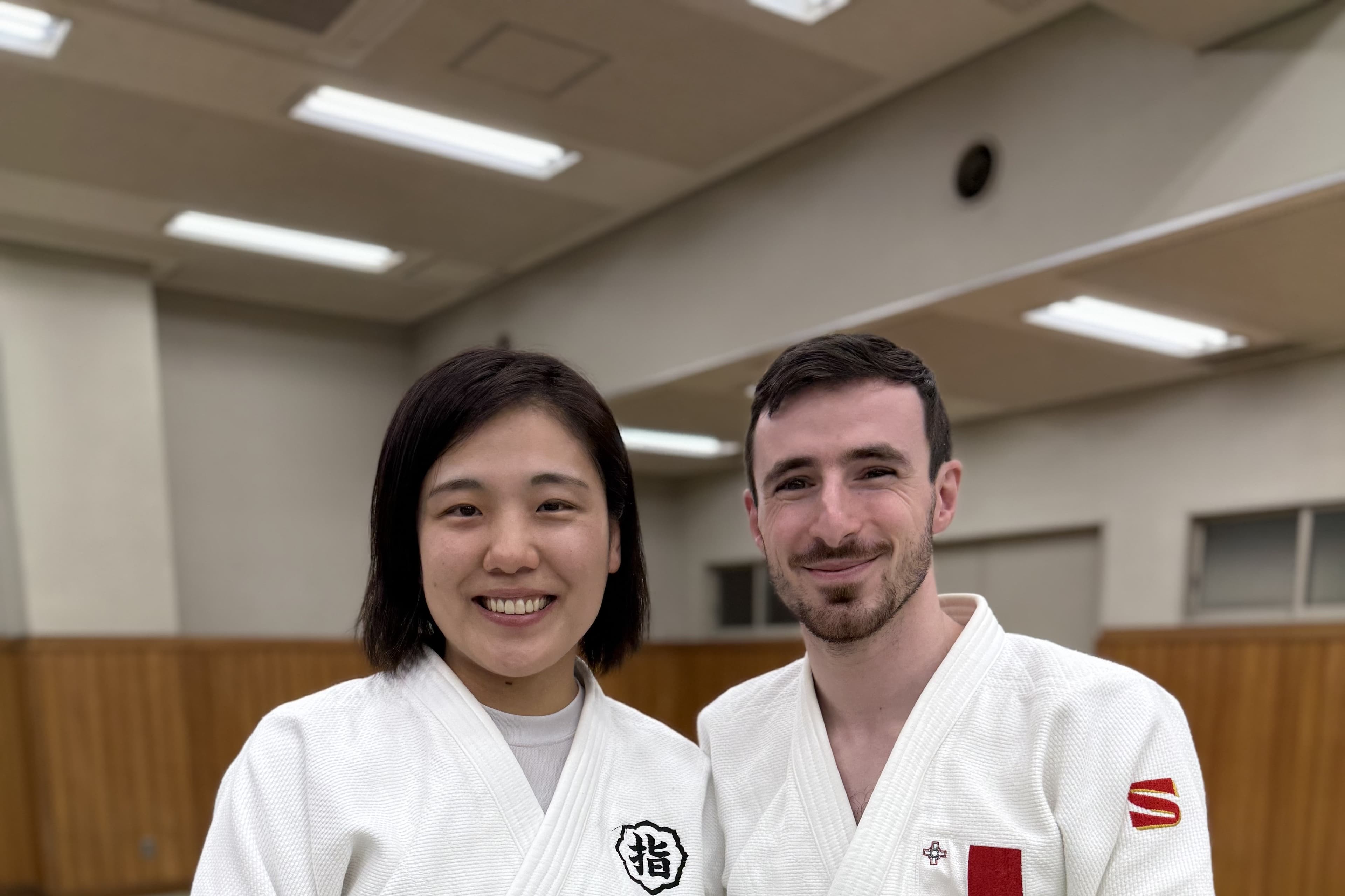 IIJC member with Haruka Tachimoto, Rio 2016 Olympic champion, at the Kodokan